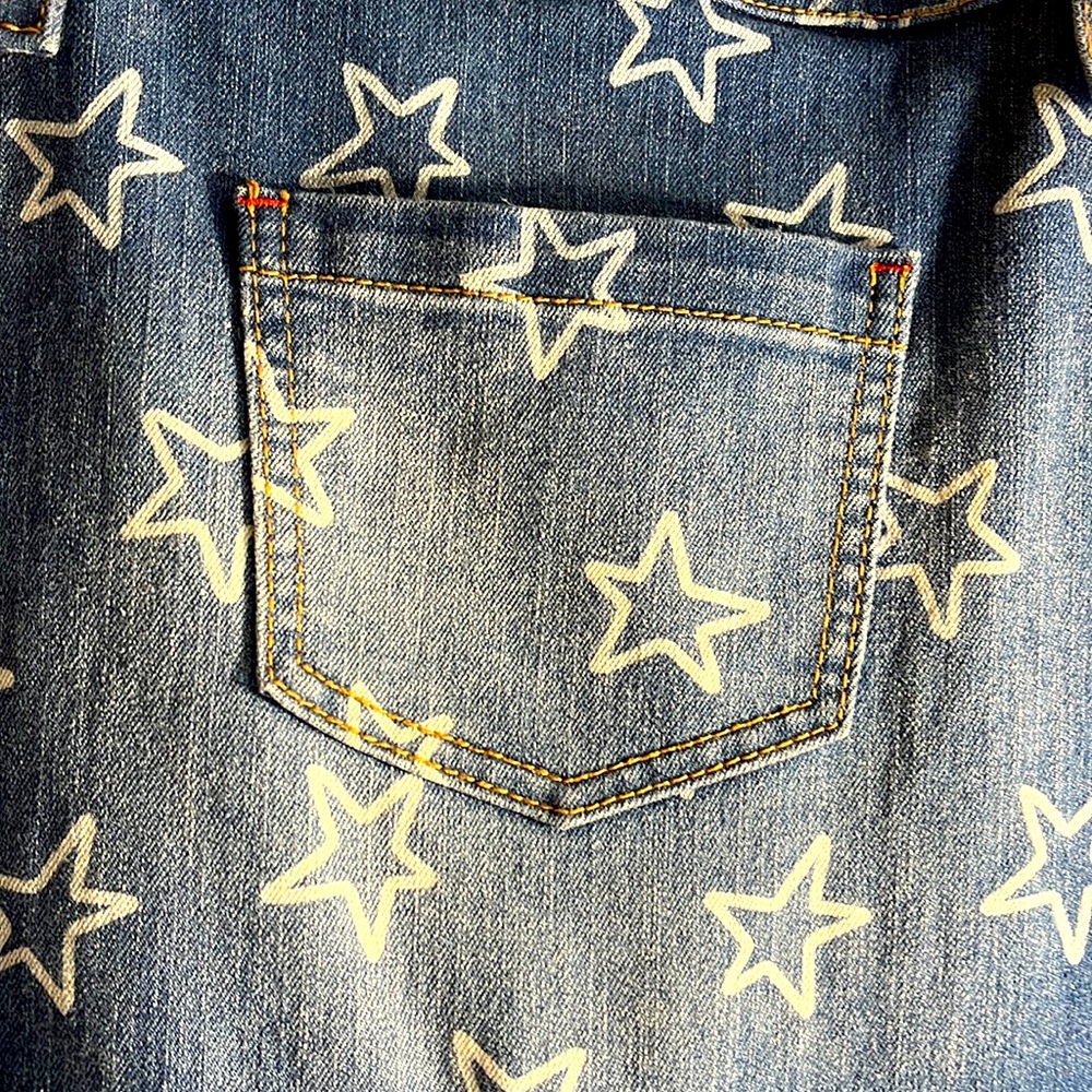 CAT & JACK  STAR Print Overall shorts